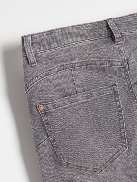 gri Reserved femei îmbrăcăminte blugi subțiri push up 648HZ771