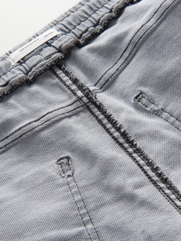 gri deschis Reserved băieți îmbrăcăminte blugi elastici de jogger 648HZ2105