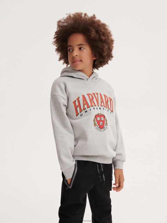 gri deschis Reserved băieți îmbrăcăminte hanorac 648HZ2010