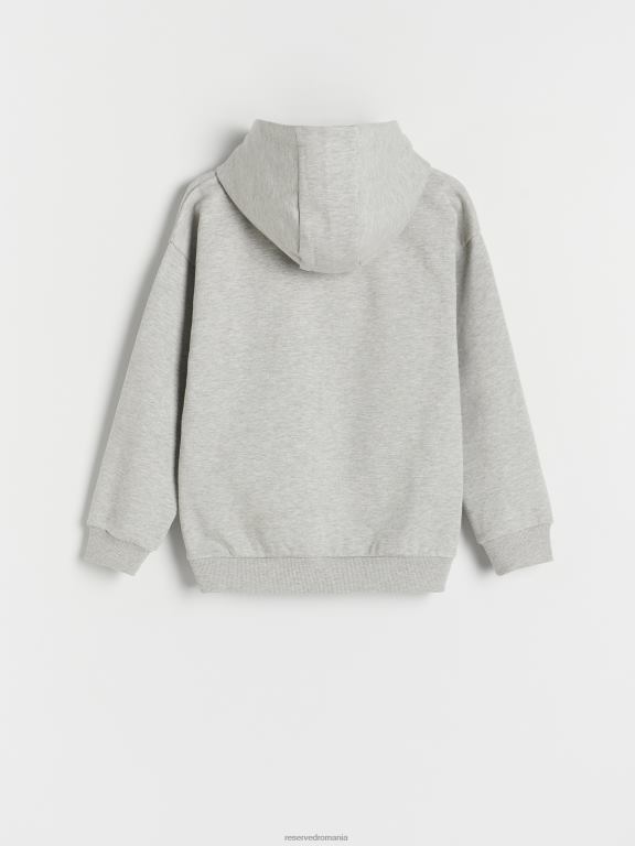 gri deschis Reserved băieți îmbrăcăminte hanorac 648HZ2010