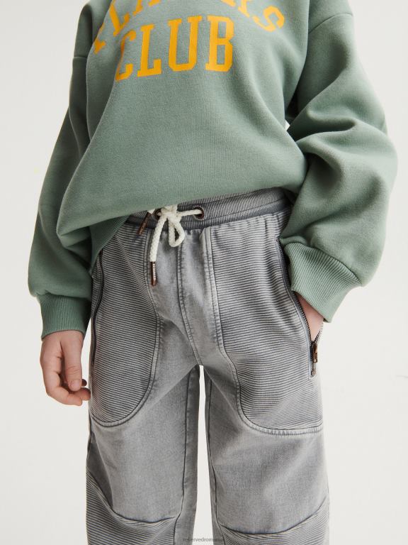 gri deschis Reserved băieți îmbrăcăminte pantaloni de jogging transpirați 648HZ2104