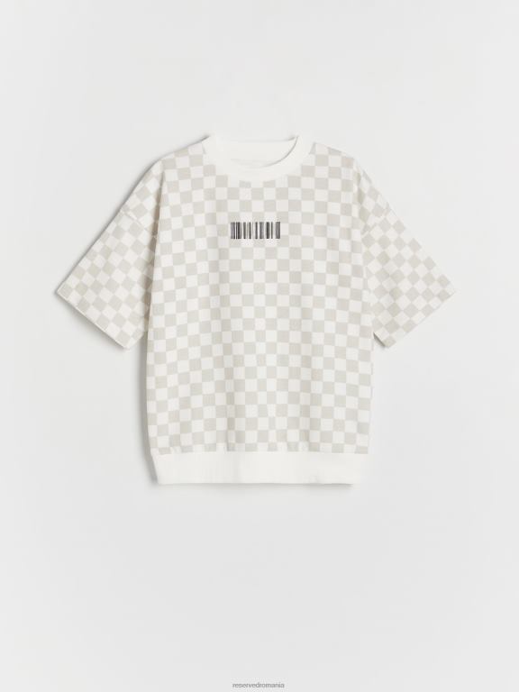 gri deschis Reserved băieți îmbrăcăminte tricou 648HZ2108