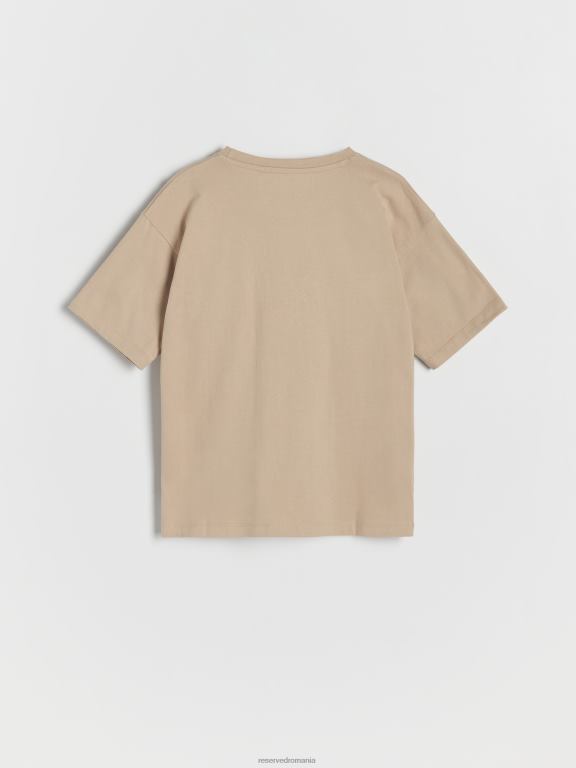 gri deschis Reserved băieți îmbrăcăminte tricou cu detalii de broderie 648HZ2018