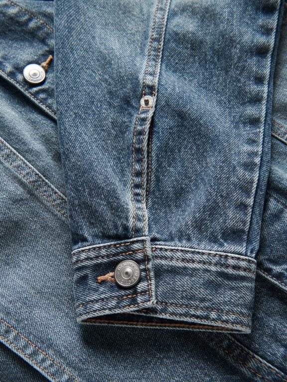 gri deschis Reserved bărbați îmbrăcăminte jacheta denim 648HZ1631