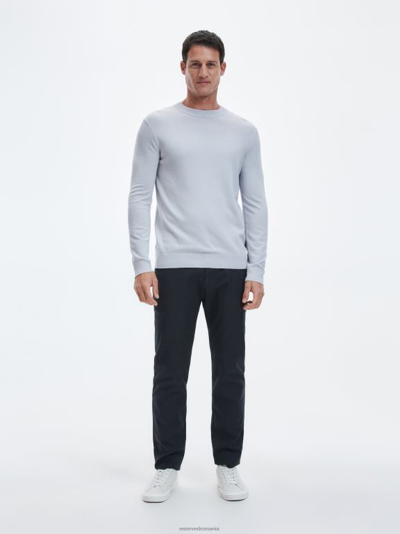 gri deschis Reserved bărbați îmbrăcăminte jumper bogat în viscoză 648HZ1607