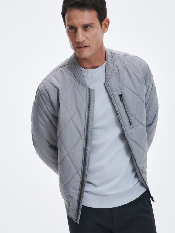 gri deschis Reserved bărbați îmbrăcăminte jumper bogat în viscoză 648HZ1607