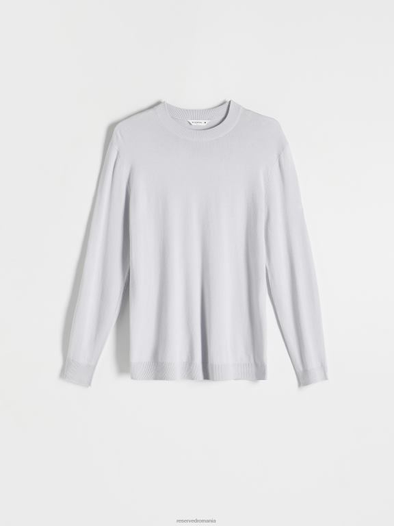 gri deschis Reserved bărbați îmbrăcăminte jumper bogat în viscoză 648HZ1607