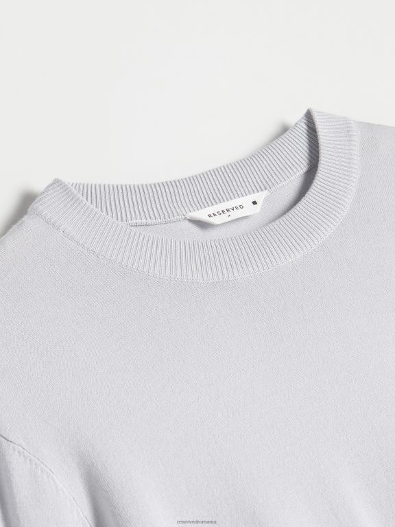 gri deschis Reserved bărbați îmbrăcăminte jumper bogat în viscoză 648HZ1607