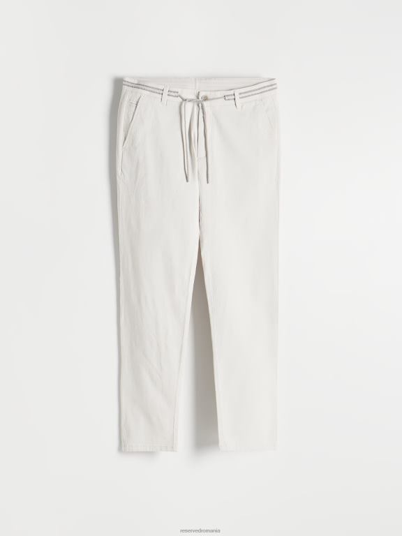 gri deschis Reserved bărbați îmbrăcăminte pantaloni chino slim 648HZ1525