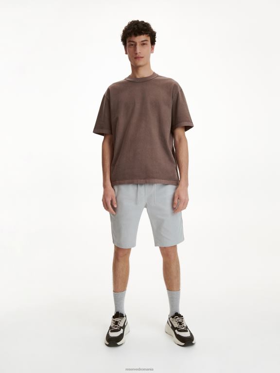 gri deschis Reserved bărbați îmbrăcăminte pantaloni scurți de jogger obișnuiți 648HZ1430