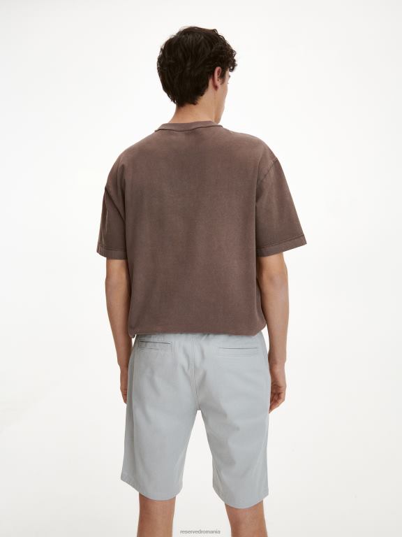 gri deschis Reserved bărbați îmbrăcăminte pantaloni scurți de jogger obișnuiți 648HZ1430