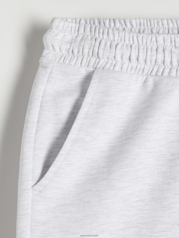 gri deschis Reserved bărbați îmbrăcăminte pantaloni scurți obișnuiți 648HZ1423