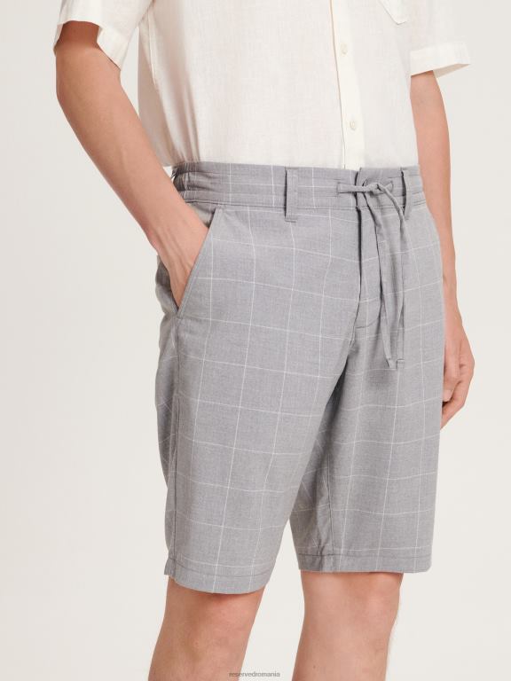 gri deschis Reserved bărbați îmbrăcăminte pantaloni scurți obișnuiți 648HZ1460