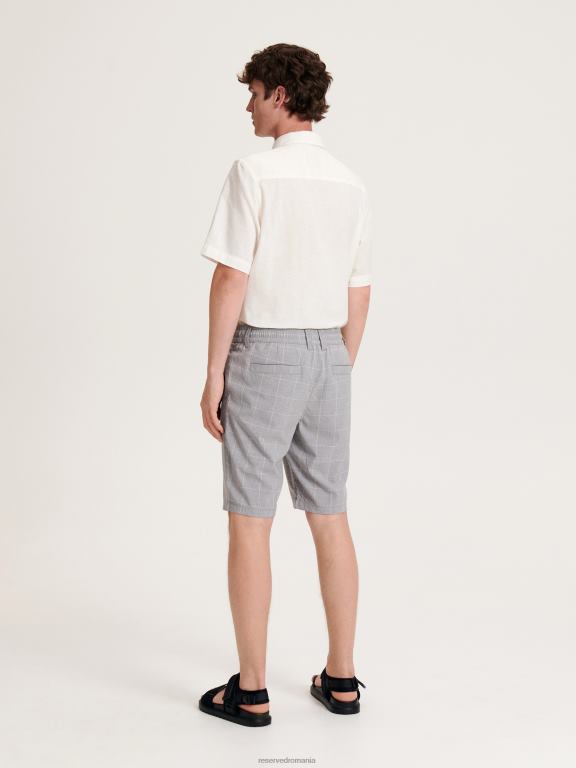 gri deschis Reserved bărbați îmbrăcăminte pantaloni scurți obișnuiți 648HZ1460