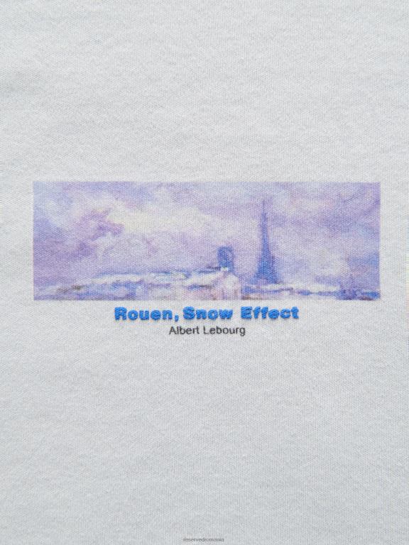 gri deschis Reserved bărbați îmbrăcăminte tricou la modă cu imprimeu cu fit regulat 648HZ1274