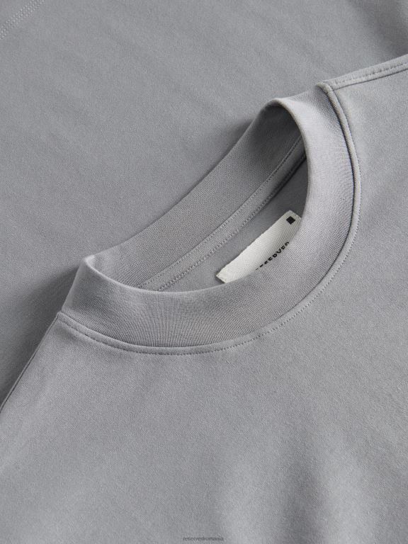 gri deschis Reserved bărbați îmbrăcăminte tricou supradimensionat 648HZ1201