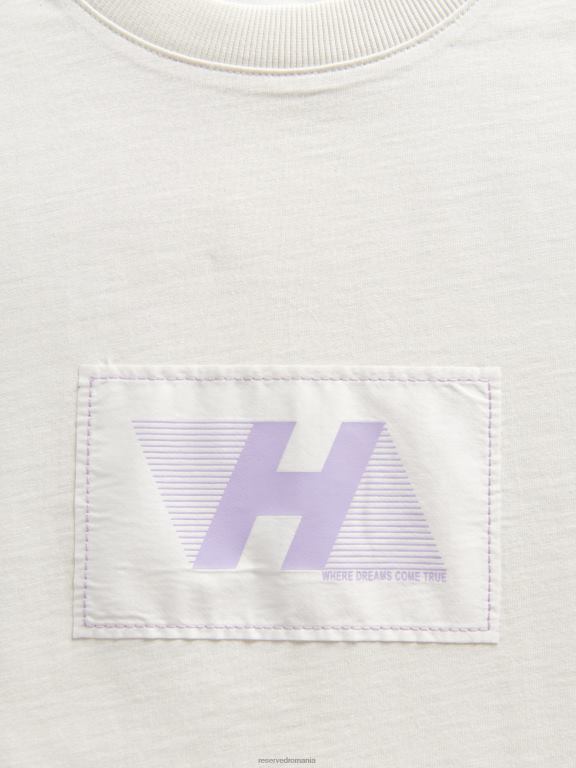 gri deschis Reserved bărbați îmbrăcăminte tricou supradimensionat 648HZ1298