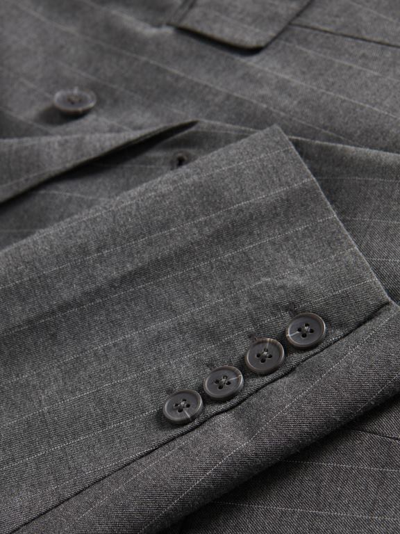 gri deschis Reserved femei îmbrăcăminte blazer cu dungi 648HZ254