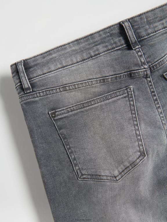 gri deschis Reserved femei îmbrăcăminte blugi boyfriend slim 648HZ774