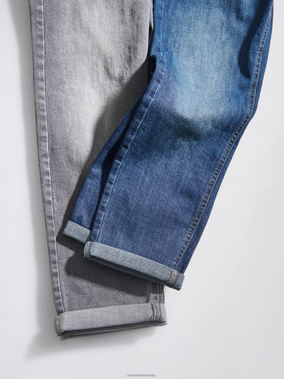 gri deschis Reserved femei îmbrăcăminte blugi boyfriend slim 648HZ774