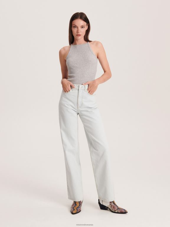 gri deschis Reserved femei îmbrăcăminte corp din jerseu melange 648HZ491