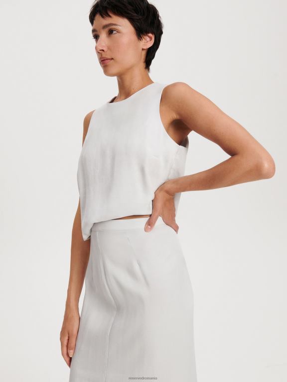 gri deschis Reserved femei îmbrăcăminte fusta 648HZ55