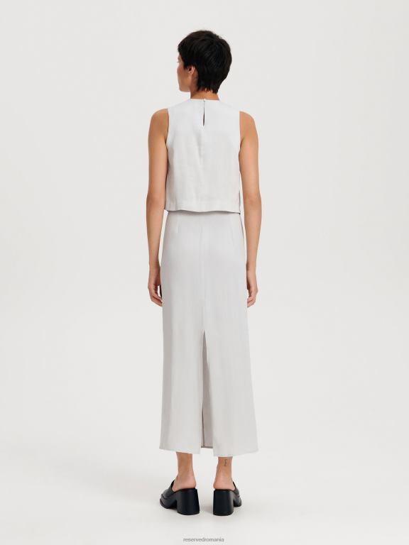 gri deschis Reserved femei îmbrăcăminte fusta 648HZ55