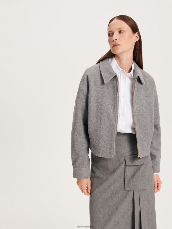 gri deschis Reserved femei îmbrăcăminte fusta 648HZ829