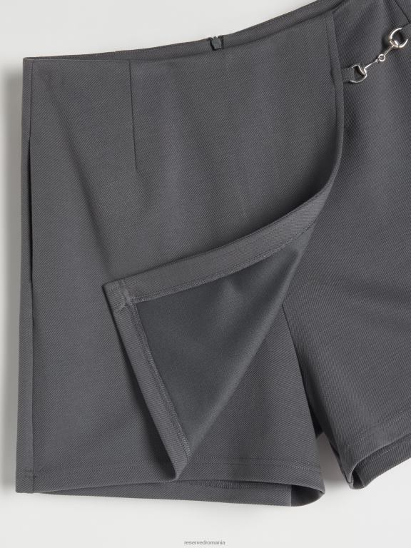 gri deschis Reserved femei îmbrăcăminte fustă 648HZ854