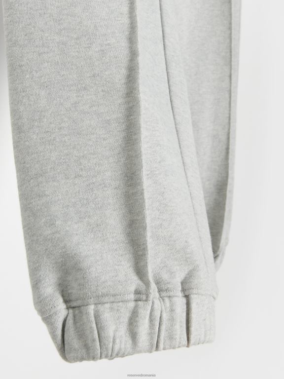 gri deschis Reserved femei îmbrăcăminte pantaloni cu cusături decorative 648HZ712