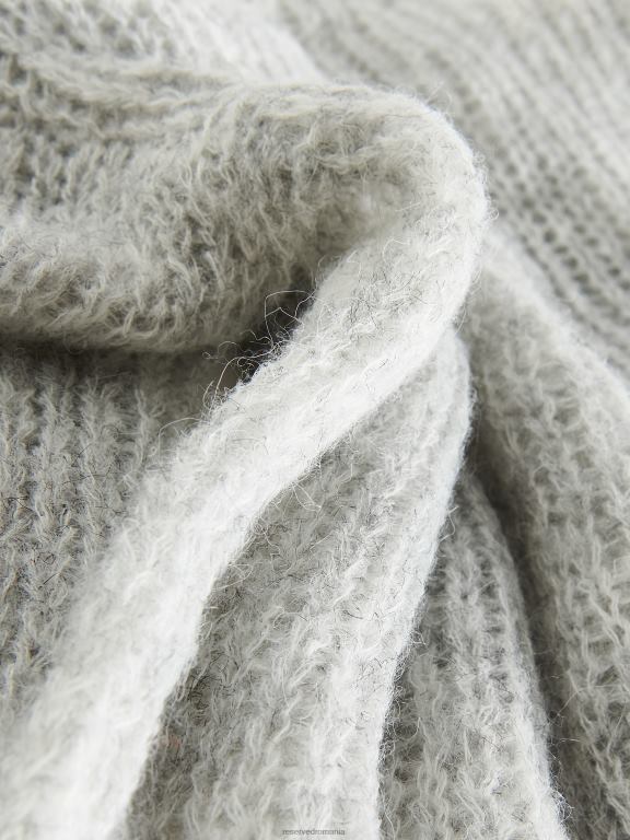 gri deschis Reserved femei îmbrăcăminte pulover ajurat cu amestec de lână 648HZ916