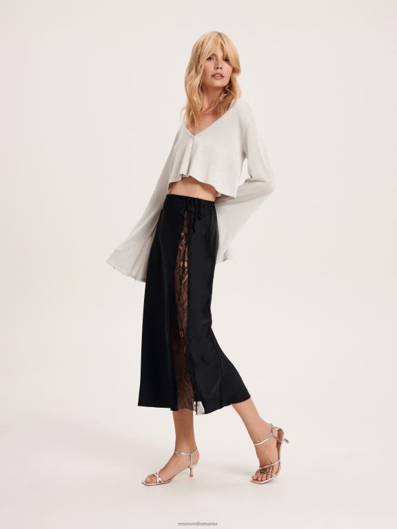 gri deschis Reserved femei îmbrăcăminte pulover din jerseu strălucitor 648HZ939