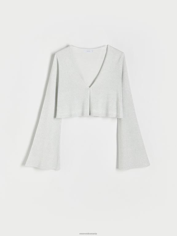 gri deschis Reserved femei îmbrăcăminte pulover din jerseu strălucitor 648HZ939