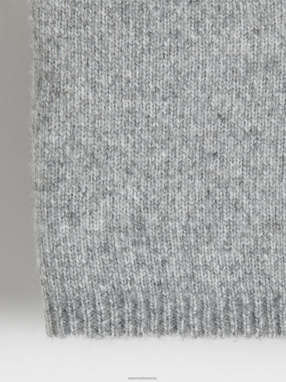 gri deschis Reserved femei îmbrăcăminte top tricotat 648HZ497