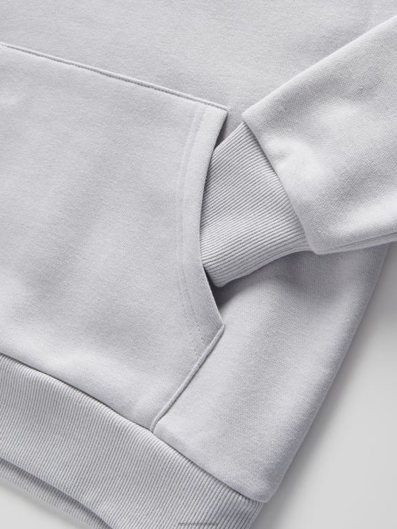 gri deschis Reserved fetelor îmbrăcăminte hanorac cu gluga 648HZ1721