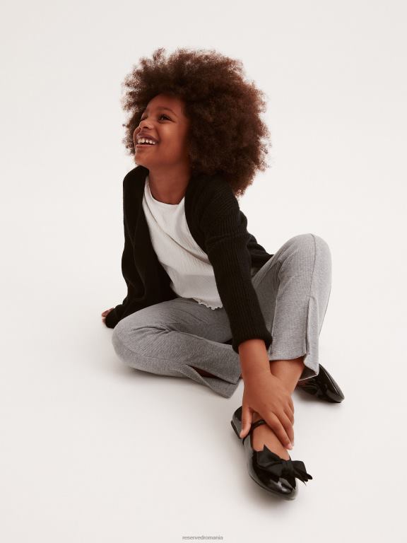 gri deschis Reserved fetelor îmbrăcăminte pantaloni 648HZ1795