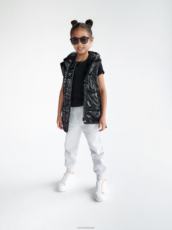 gri deschis Reserved fetelor îmbrăcăminte pantaloni de trening bogat in bumbac 648HZ1947