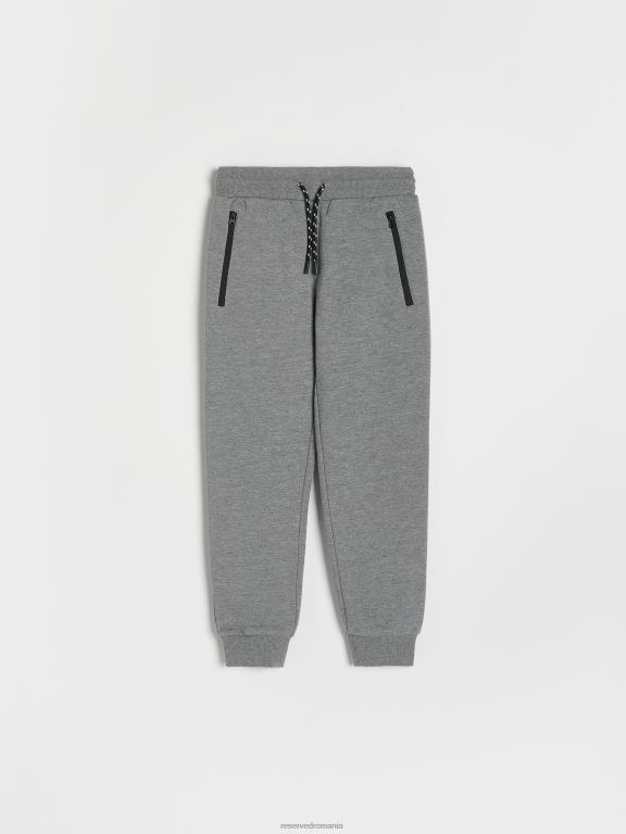 gri inchis Reserved băieți îmbrăcăminte pantaloni de jogger pentru trening 648HZ2049
