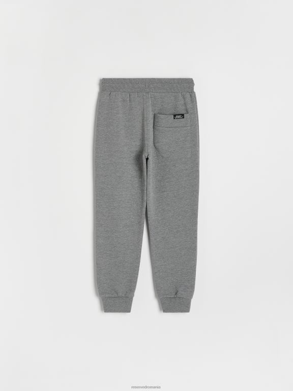 gri inchis Reserved băieți îmbrăcăminte pantaloni de jogger pentru trening 648HZ2049