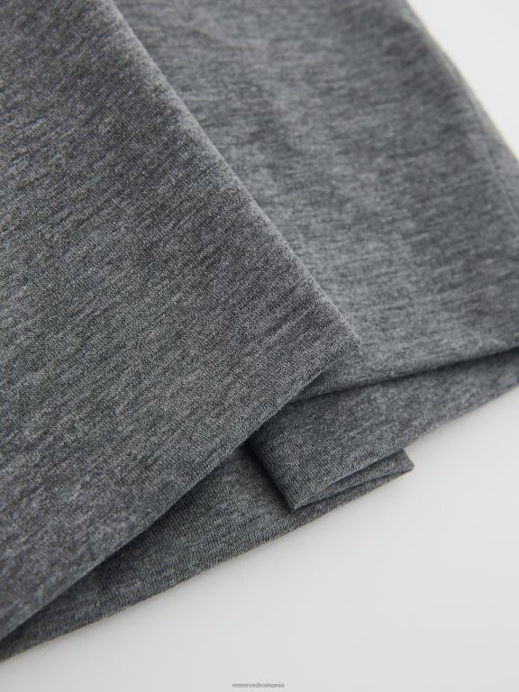 gri inchis Reserved bărbați accesorii beanie bogată în poliester reciclat 648HZ1676