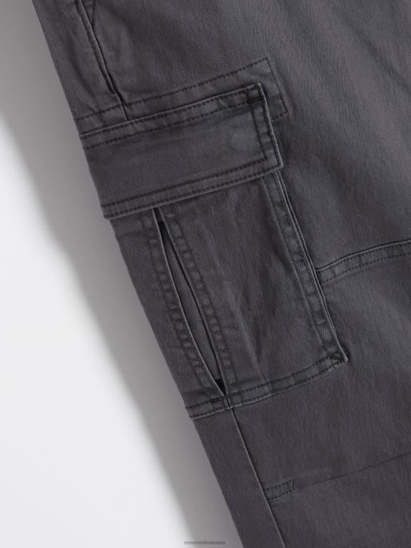 gri inchis Reserved bărbați îmbrăcăminte pantaloni cargo subțiri 648HZ1148
