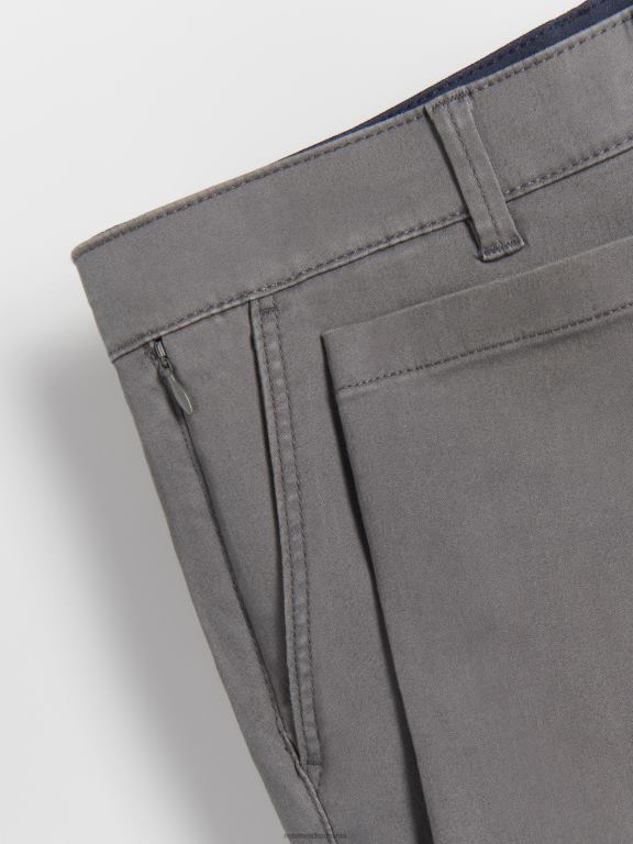 gri inchis Reserved bărbați îmbrăcăminte pantaloni chino slim fit noi 648HZ1476