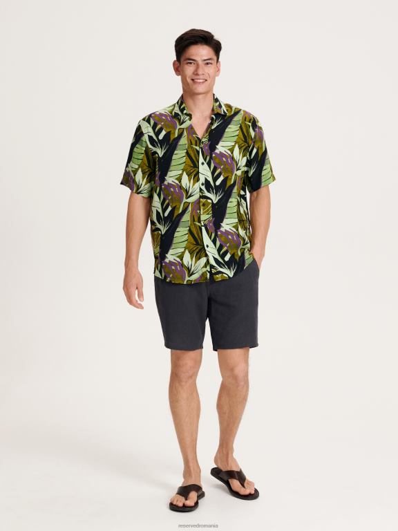 gri inchis Reserved bărbați îmbrăcăminte pantaloni scurți chino bogat in in 648HZ1417