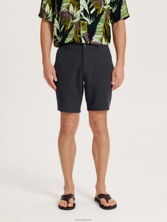 gri inchis Reserved bărbați îmbrăcăminte pantaloni scurți chino bogat in in 648HZ1417