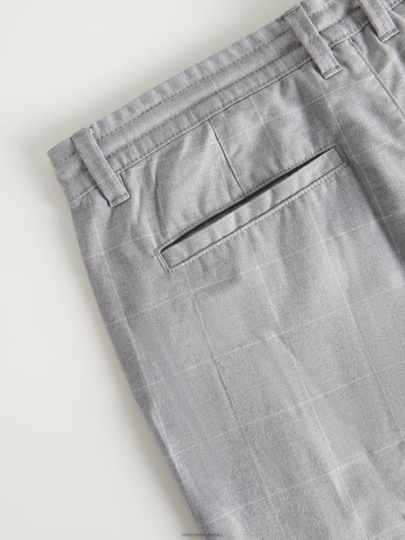 gri inchis Reserved bărbați îmbrăcăminte pantaloni slim morcov 648HZ1144