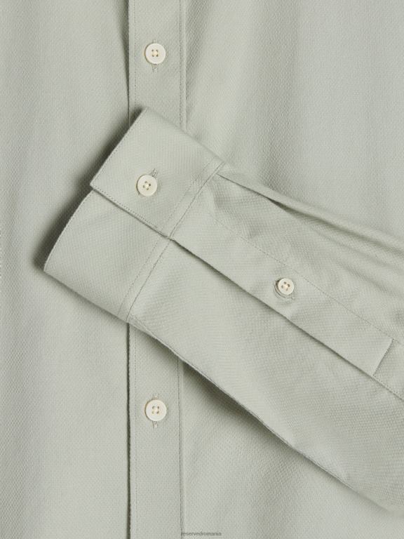 gri mijlociu Reserved bărbați îmbrăcăminte cămașă din bumbac egiptean 648HZ1398