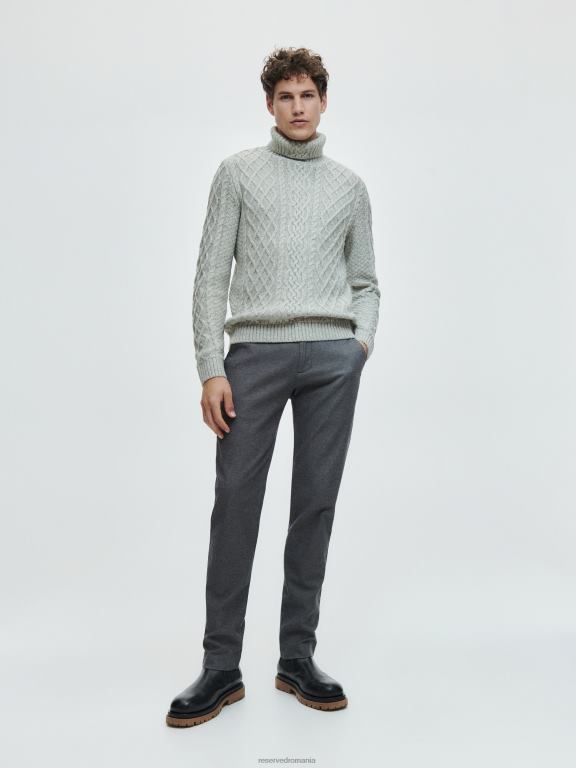 gri mijlociu Reserved bărbați îmbrăcăminte pantaloni chino slim fit noi 648HZ1502