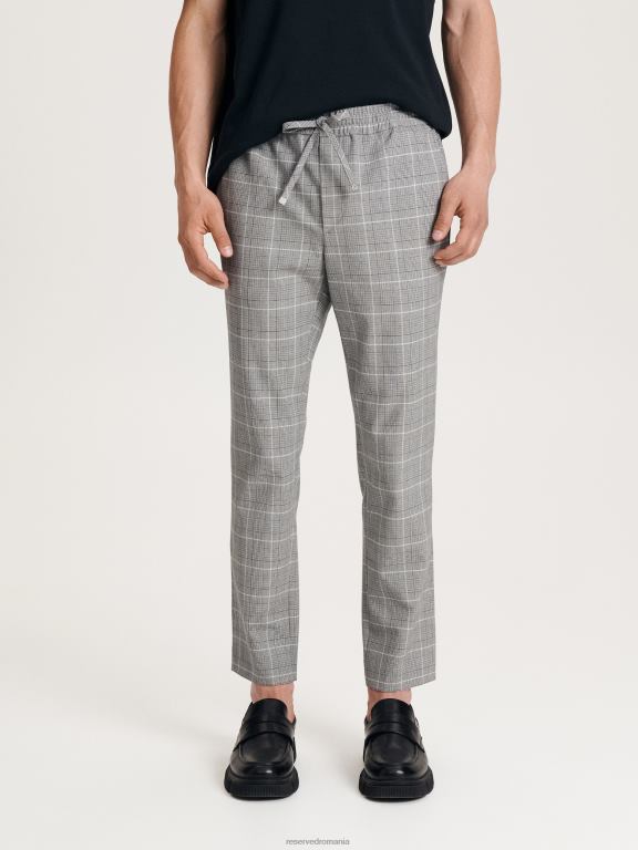 gri mijlociu Reserved bărbați îmbrăcăminte pantaloni de jogging din amestec de vascoza 648HZ1497