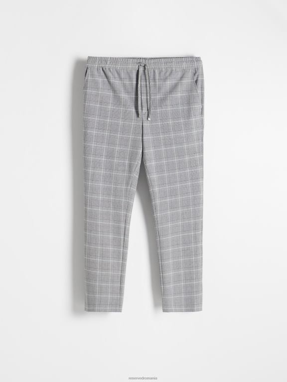 gri mijlociu Reserved bărbați îmbrăcăminte pantaloni de jogging din amestec de vascoza 648HZ1497