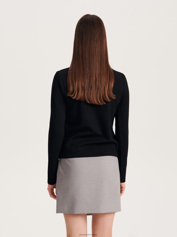 gri mijlociu Reserved femei îmbrăcăminte fusta 648HZ33